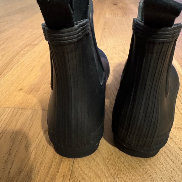 Hunter Original Black Waterproof Chelsea Boots NWT - Picture 5 of 7